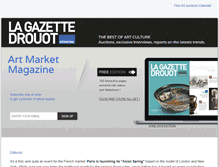 Tablet Screenshot of gazette-international.com